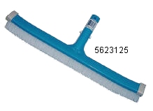 18" wall brush, curved, ABS molded back