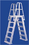 Ladder in normal position